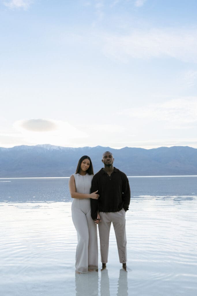 editorial engagement photo at death valley