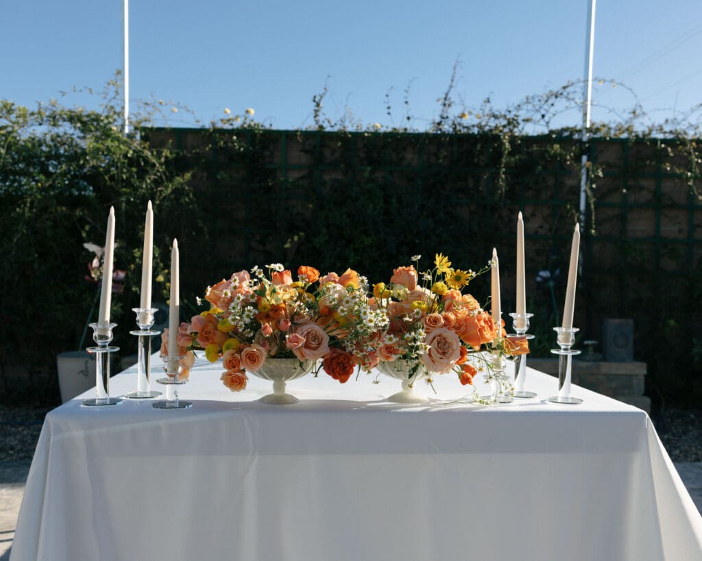 colorful spring inspired las vegas micro wedding
