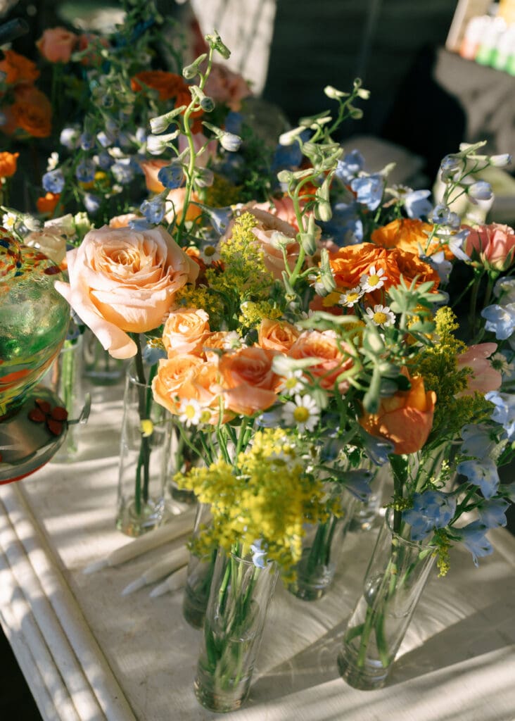 spring wedding florals